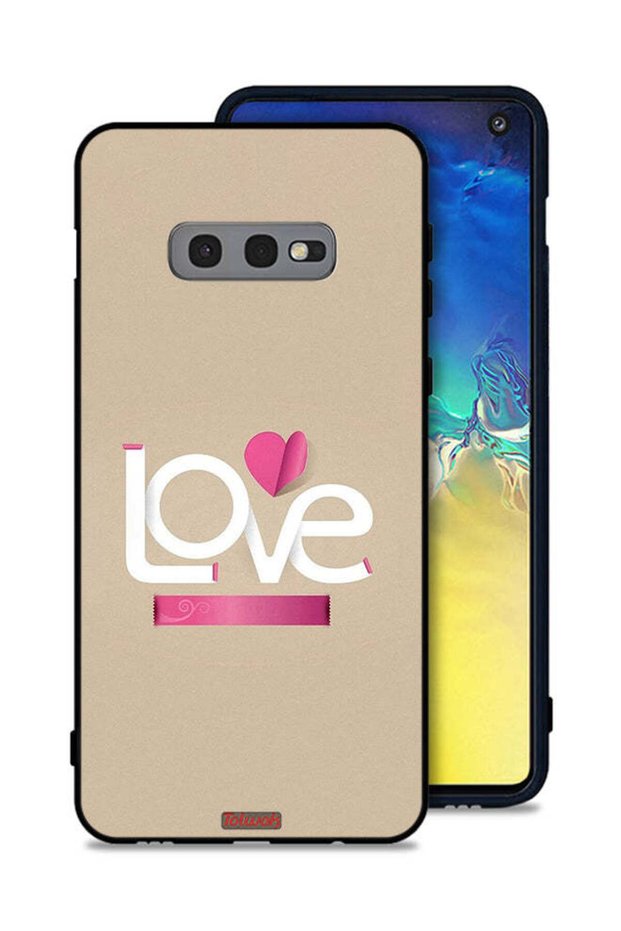 غطاء حماية لهاتف Samsung Galaxy S10e بتصميم Love Art
