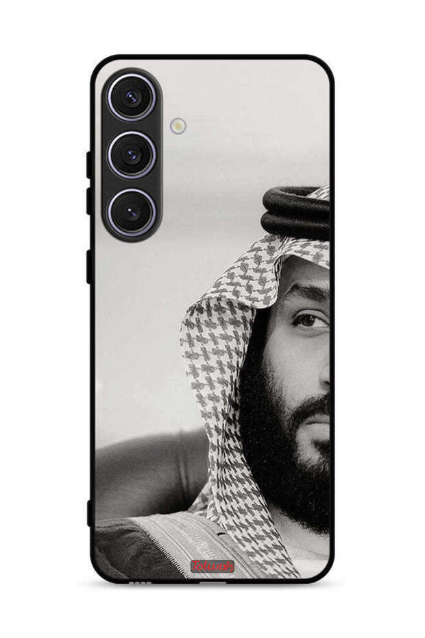 غطاء حماية لهاتف سامسونج جالكسي إس 25 بلس محمد بن سلمان