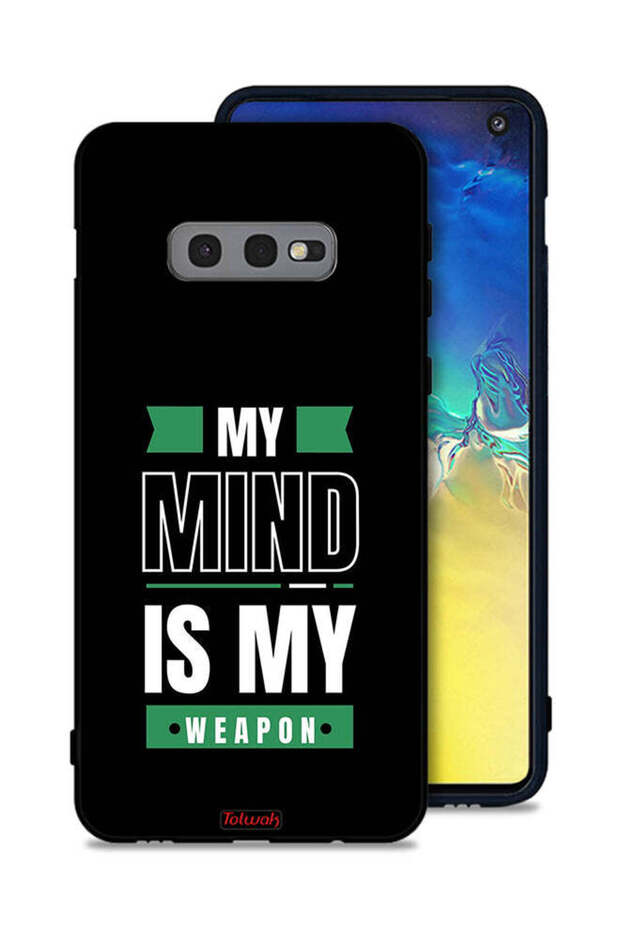 غطاء حماية لهاتف Samsung Galaxy S10e بعقلي هو ملكي