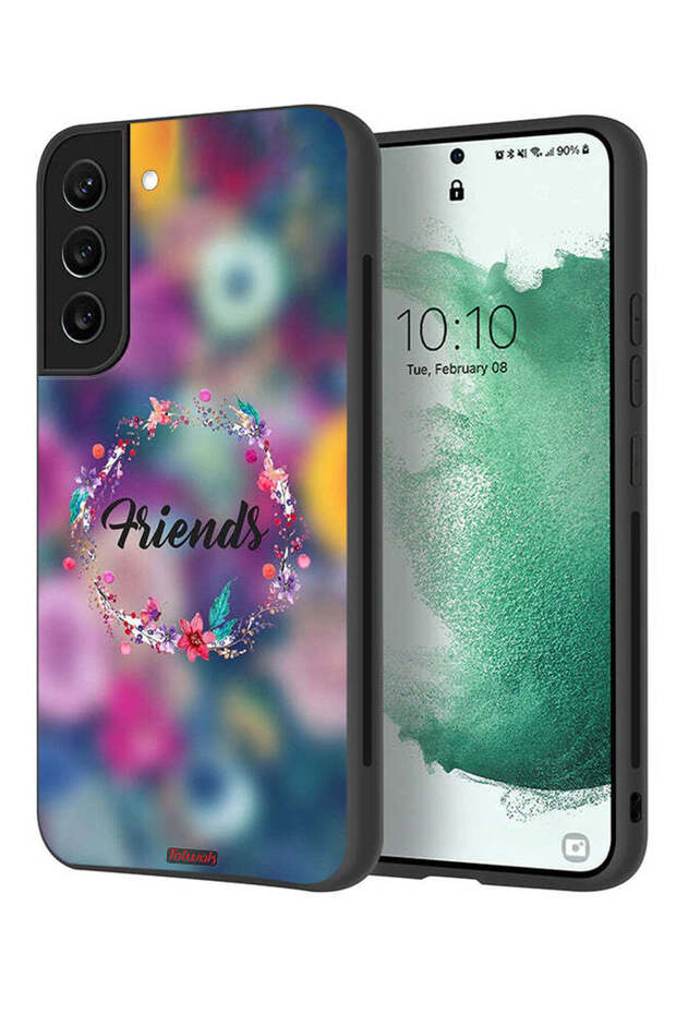 Samsung Galaxy S21 FE 5G Protective Case Cover Friends In Flowers Ring Art