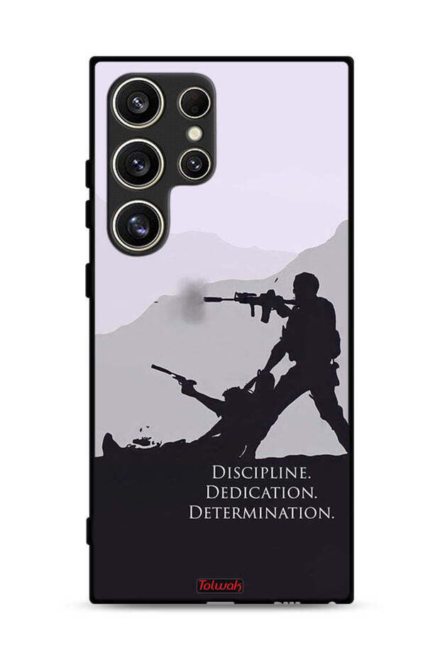 Samsung Galaxy S24 Ultra 5G Protective Case Cover Discipline Dedication Determination