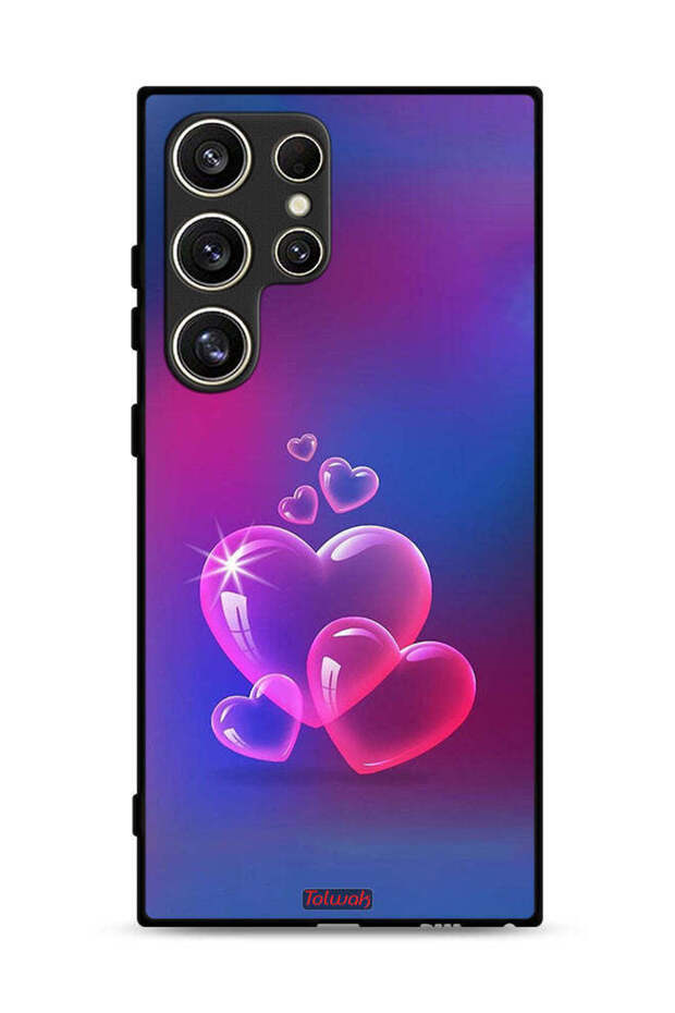 Samsung Galaxy S24 Ultra 5G Protective Case Cover Water Hearts