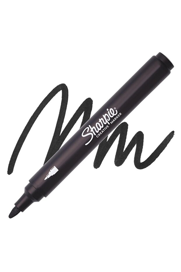 Creative Akrilik Kalem Siyah- Mermi Uçlu - 1