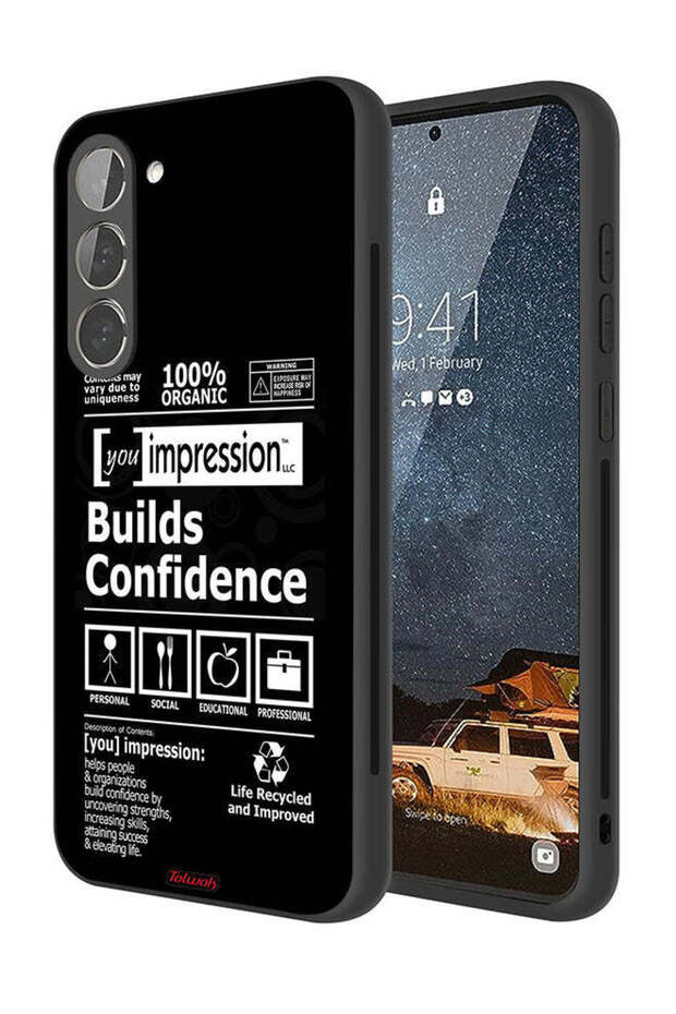 غطاء حماية لهاتف Samsung Galaxy S23 Plus 5G ملصق يعزز الثقة