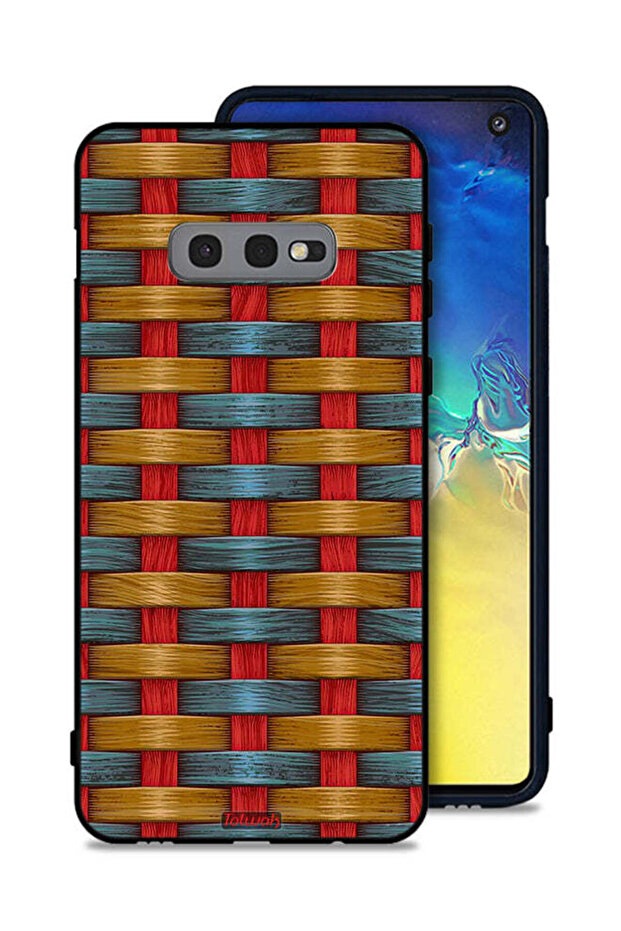 غطاء حماية لهاتف Samsung Galaxy S10e بنمط فني مزين بشرائط