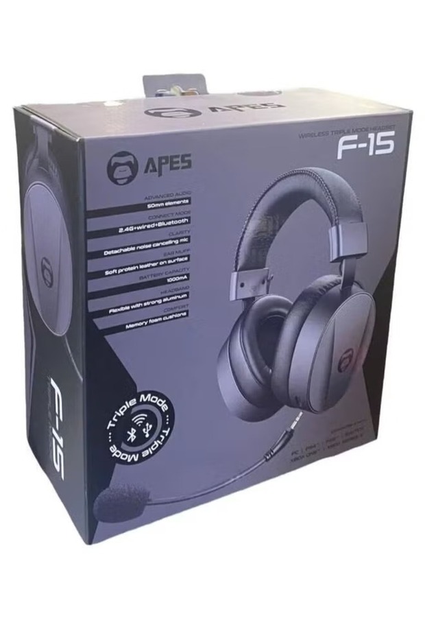 سماعة رأس محيطية - سماعة رأس لاسلكية ثلاثية الوضع. - 3