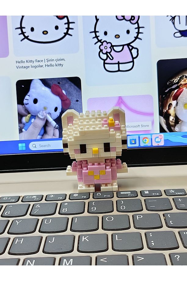 Pembe Hello Kitty Bricks Lego - 5
