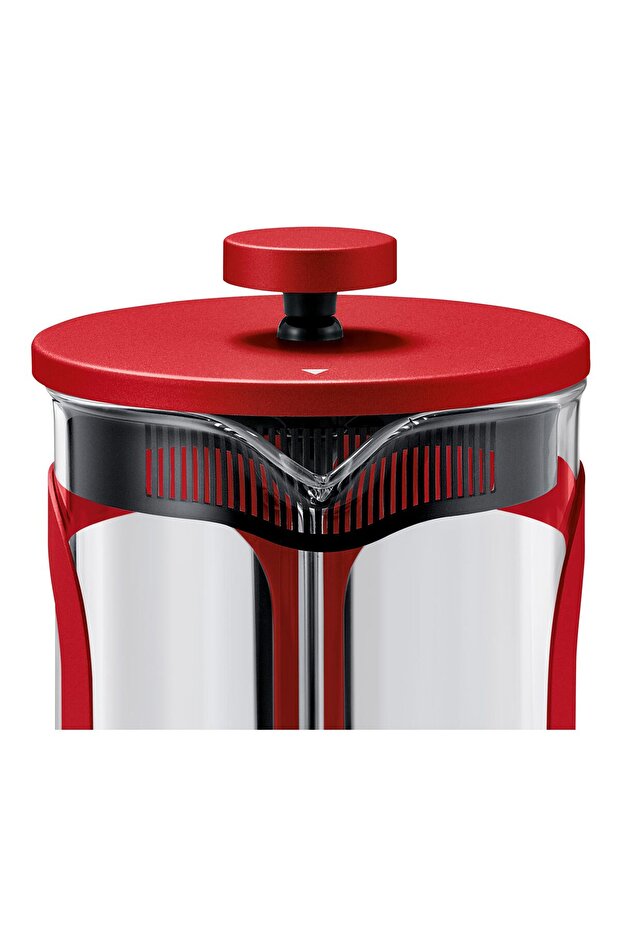 French Press, Kırmızı 800 ml - 6