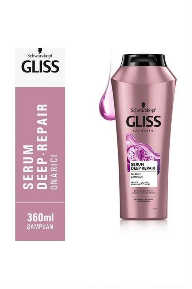 Gliss Şampuan Serum Deep Repaır 360 ml Yeni - 1
