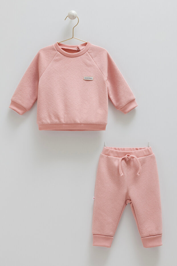 3 Thread Raised Baby Girl Set (3-24 Months)