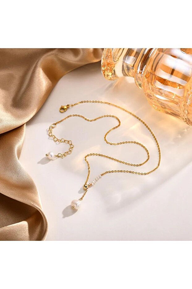 Elegant Pearl Chain Necklace to Complement Your Elegance