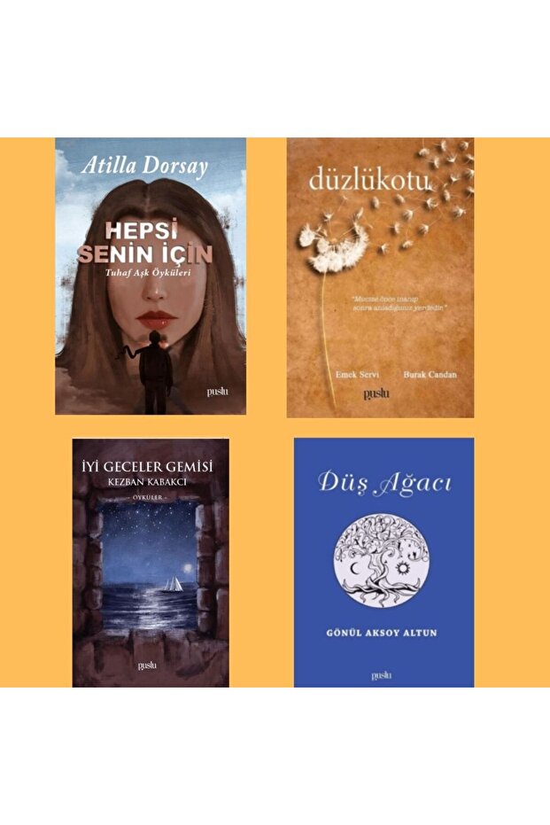 Türk Edebiyat Hikayeler 4 Kitap