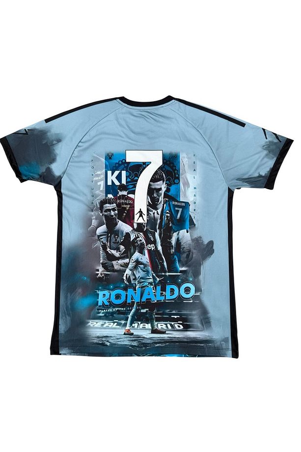 YÜKSEK KALİTE-YENİ ÜRÜN-C-R- 7-NUMARA--R.O.N.A.L.D.O-.ÖZEL SERİ-TAM KALIP 2'Lİ SET ÇOCUK FORMA - 3