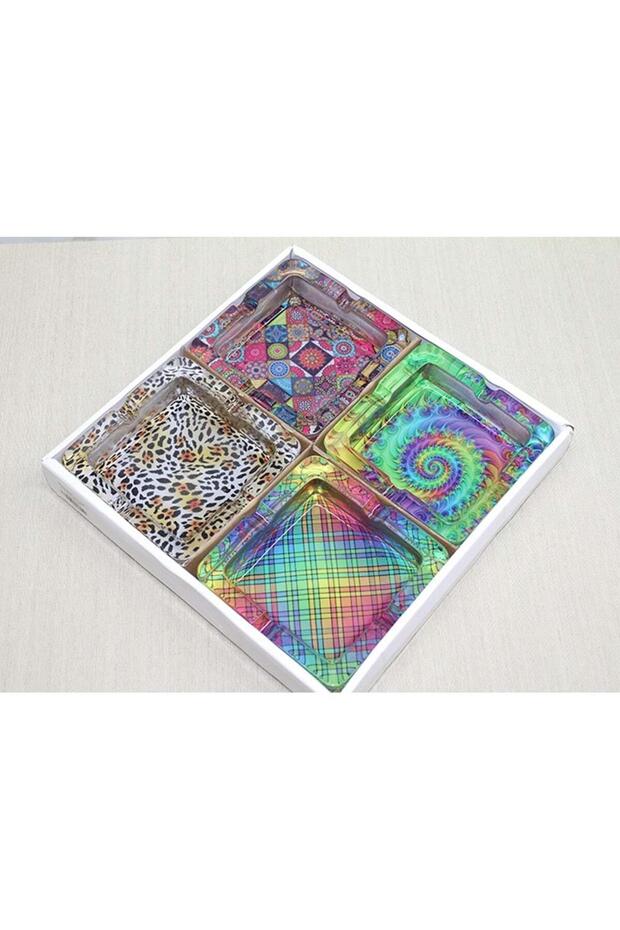 1 Glass Ashtray