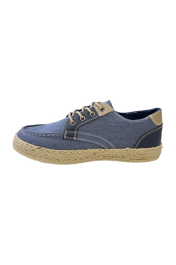 KNX Günlük Rahat Kalıp Yumuşak Taban Canvas Denim Loafer Ayakkabı - 2