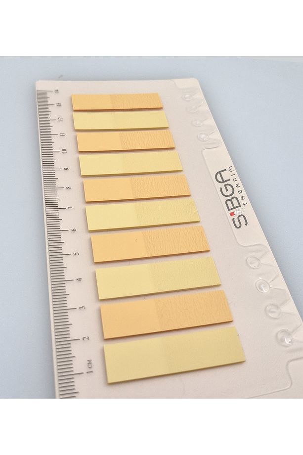 Şeffaf Sarı Postit Post-it Post It. Kitap Ayracı Ayraç Postit Sticker Not Kağıdı 200 Yaprak - 3