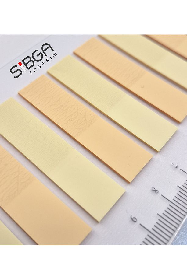 Şeffaf Sarı Postit Post-it Post It. Kitap Ayracı Ayraç Postit Sticker Not Kağıdı 200 Yaprak - 4