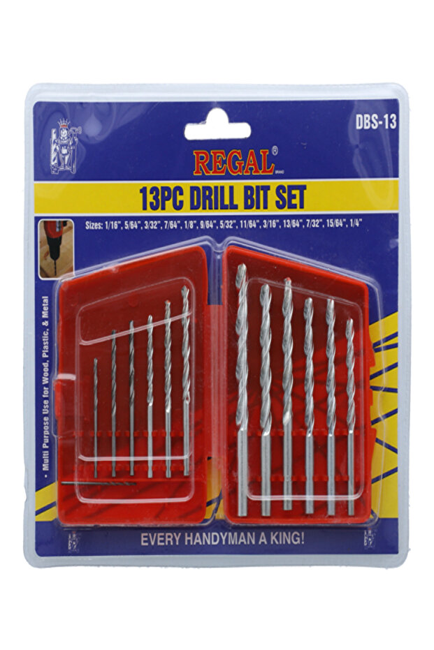 13-Piece Drill Bit Set - 1