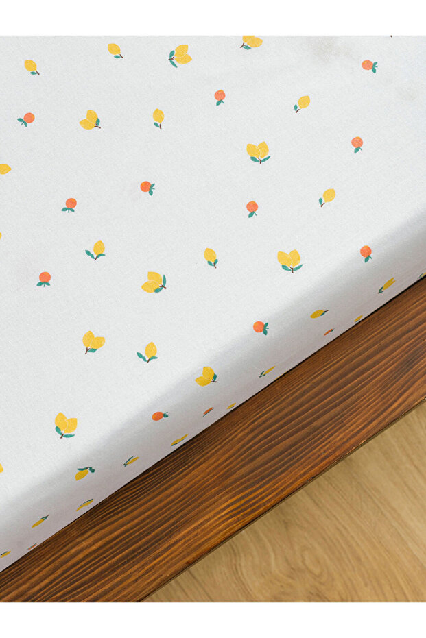 Sparkling Selections from Shining Store |   Patterned Double Cotton Fitted Sheet - 2
