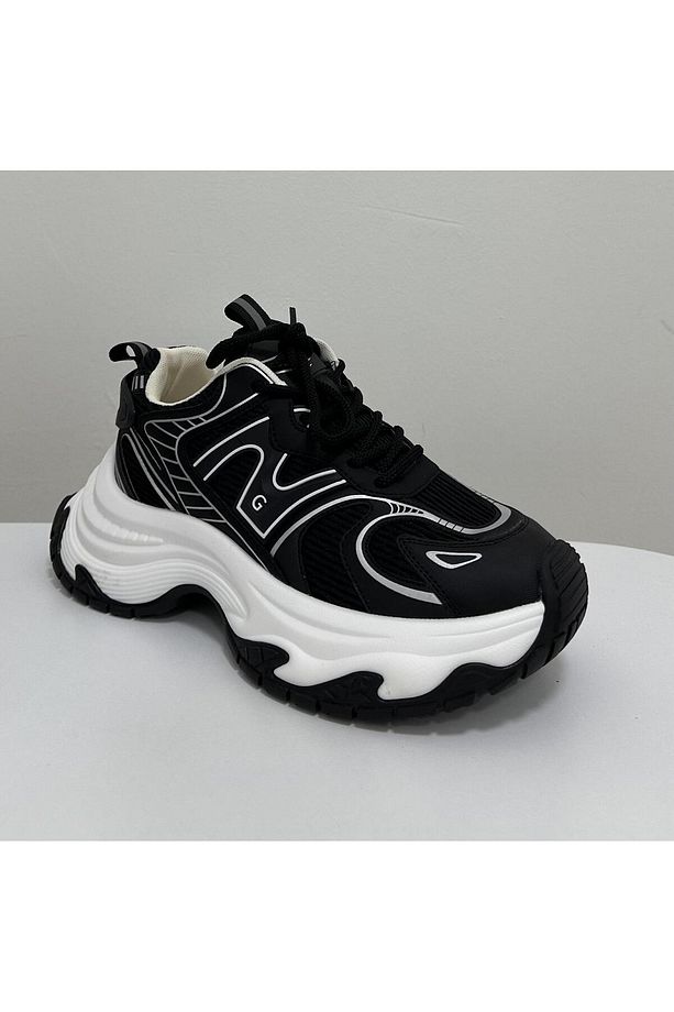 KADIN İTHAL SNEAKER | SİYAH - 2
