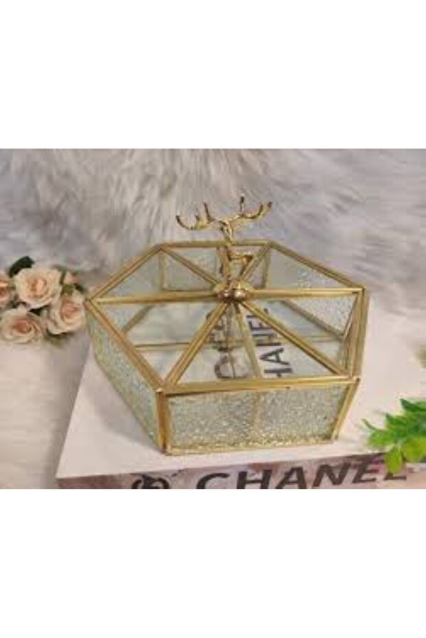 علبة مقسمة زجاج - 1