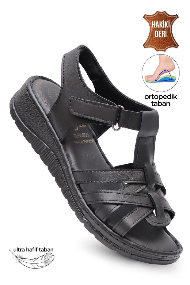 Captain Junior Women's Mother Sandals Shoes Khaki Leather Orthopedic Zckmk 600