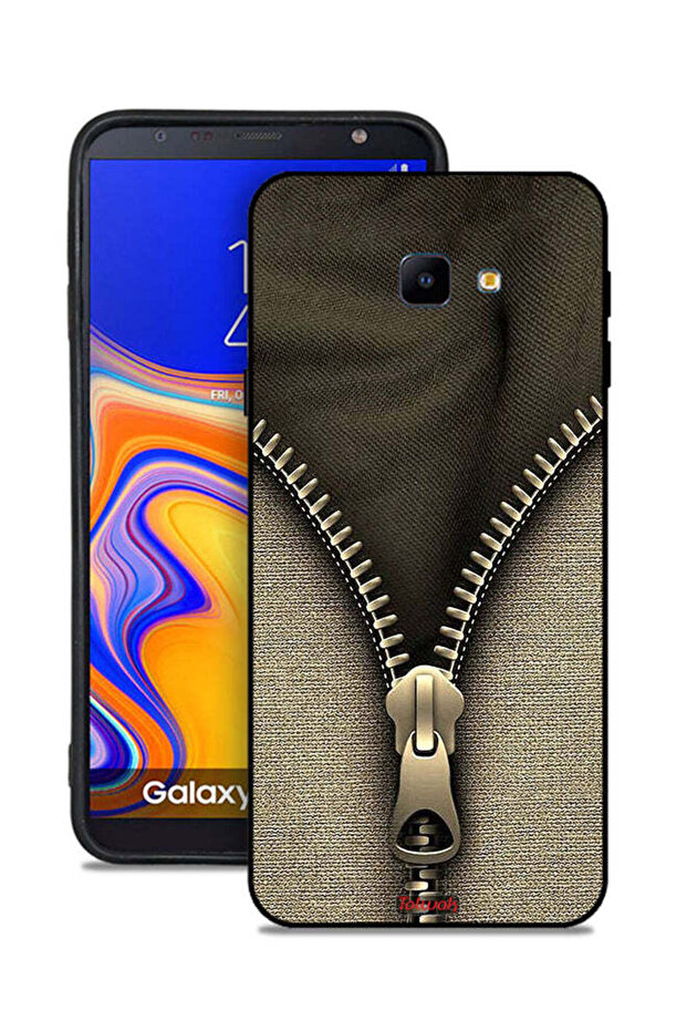 غطاء حماية بنمط سحاب لهاتف Samsung Galaxy J4 Core