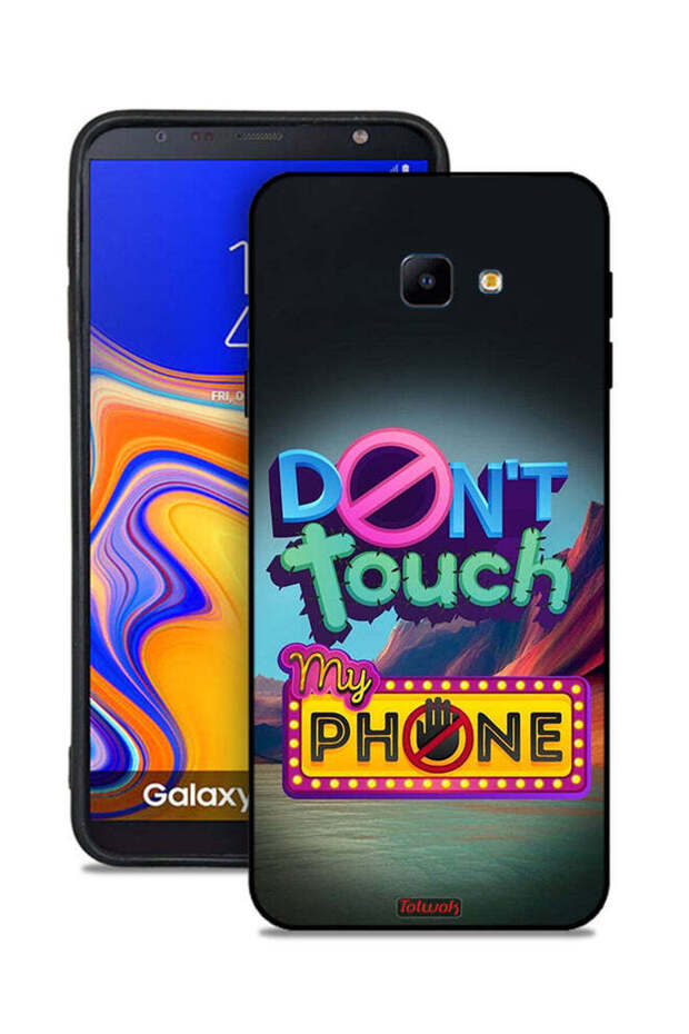 غطاء حماية لهاتف Samsung Galaxy J4 Core - لا تلمس هاتفي
