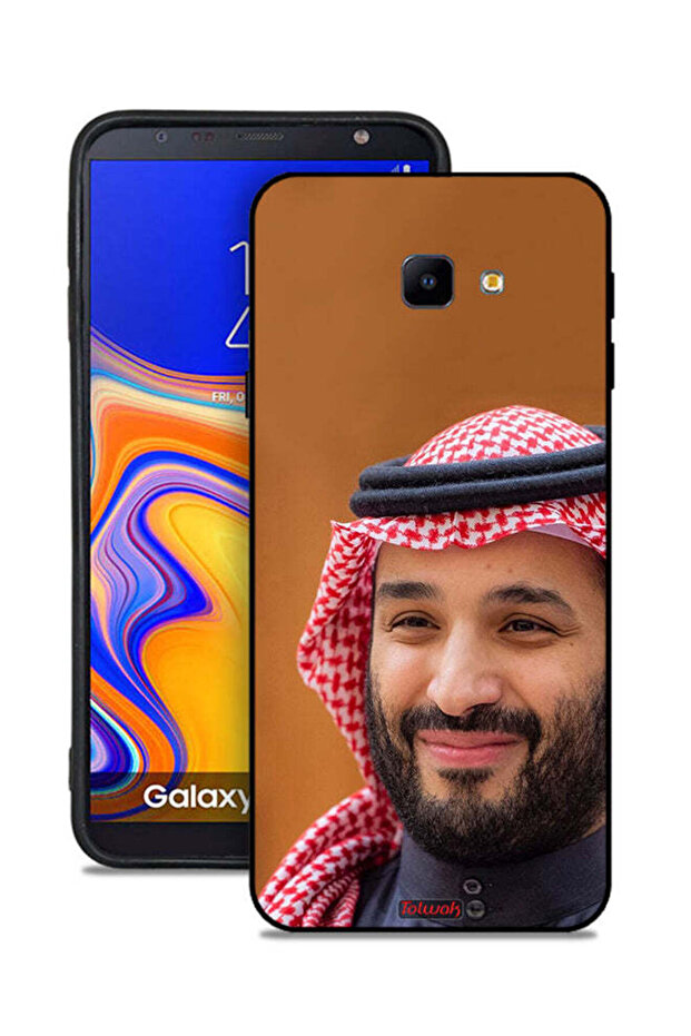 غطاء حماية لهاتف سامسونج جالكسي J4 كور محمد بن سلمان
