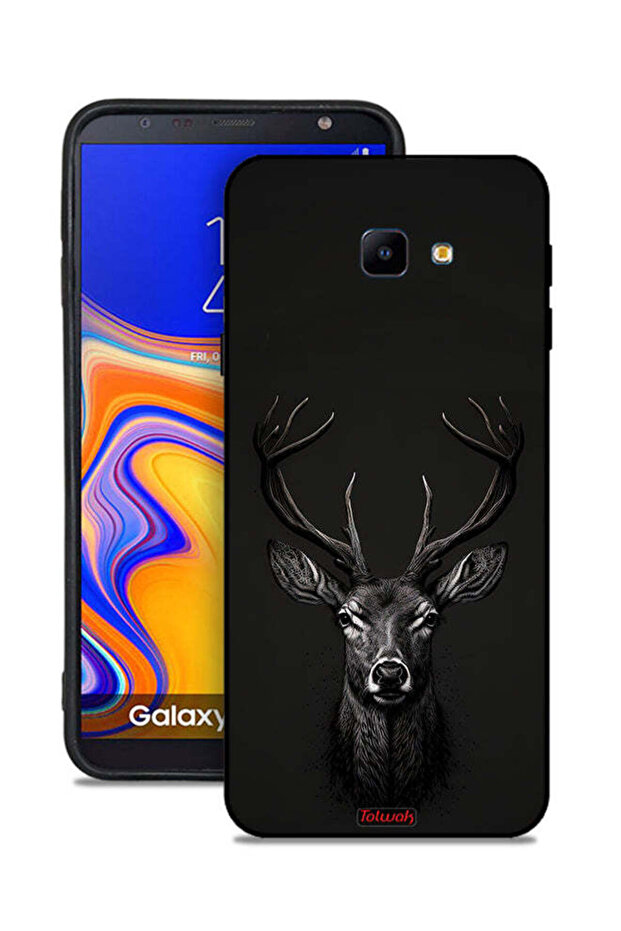 غطاء حماية لهاتف Samsung Galaxy J4 Core بتصميم غزال رقمي
