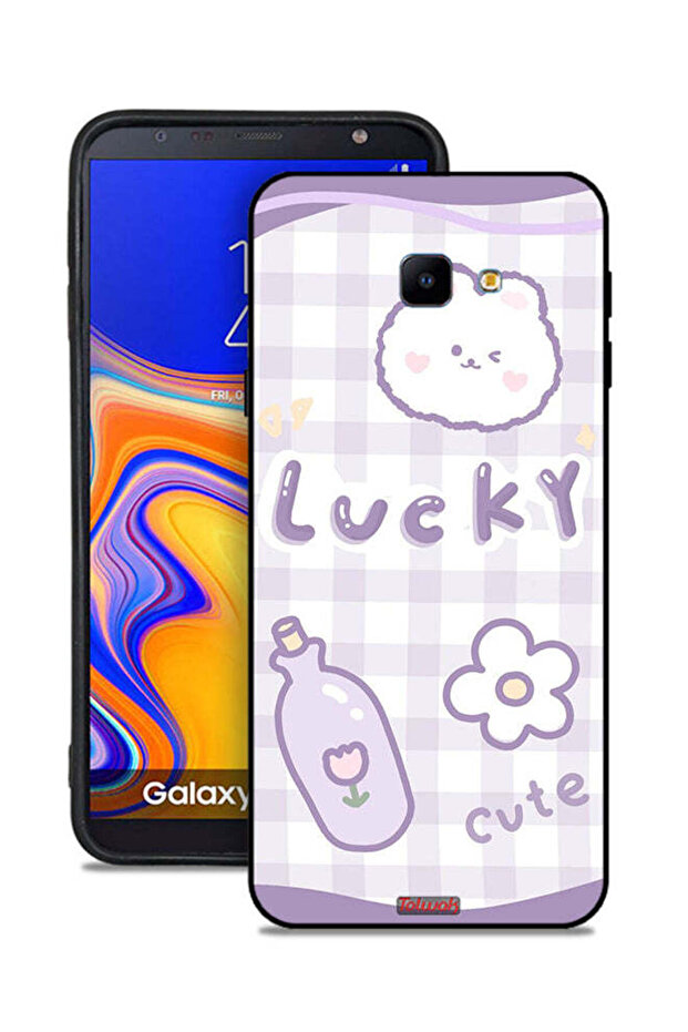 غطاء حماية لهاتف Samsung Galaxy J4 Core بتصميم Lucky Cute