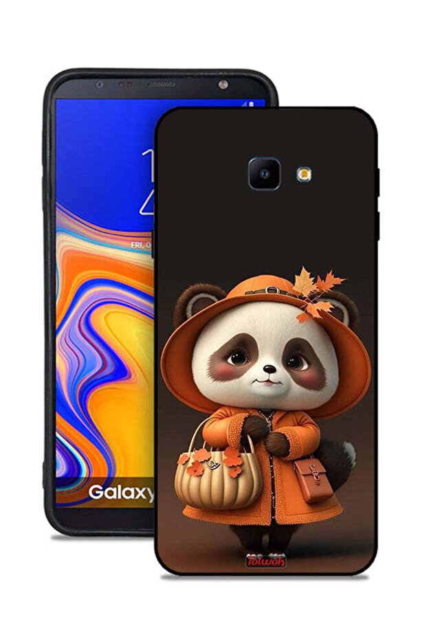 غطاء حماية لهاتف Samsung Galaxy J4 Plus بتصميم سيدة الباندا اللطيفة