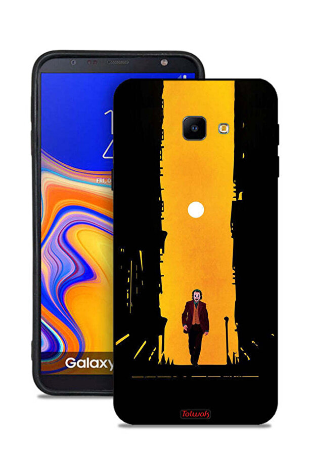 غطاء حماية لهاتف Samsung Galaxy J4 Plus بتصميم جوكر، عمل فني رقمي تجريدي