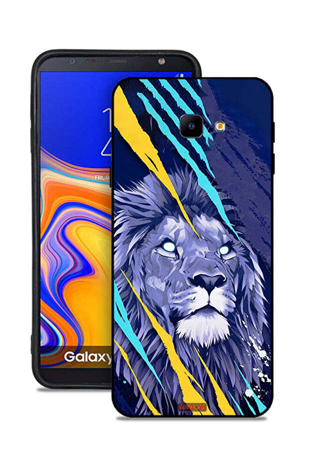 غطاء حماية لهاتف Samsung Galaxy J4 Core بتصميم الأسد الملك