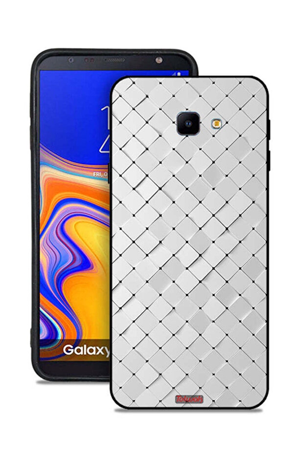 غطاء حماية لهاتف Samsung Galaxy J4 Core بتصميم بلاط الملمس