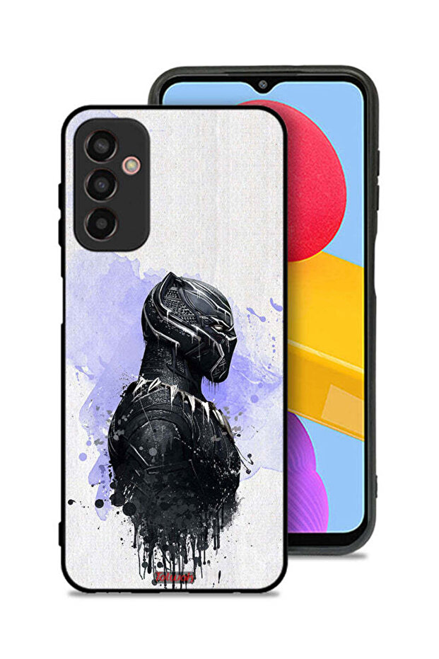 Samsung Galaxy M13 Protective Case Cover Black Panther