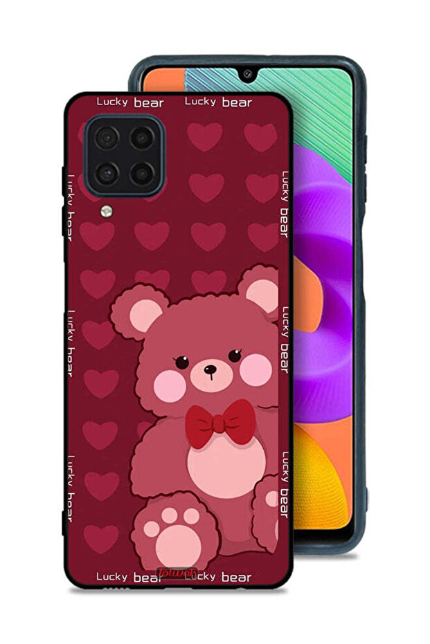 Samsung Galaxy M22 Protective Case Cover Lucky Bear