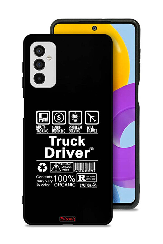 Samsung Galaxy M52 5G Protective Case Cover Truck Driver Sticker