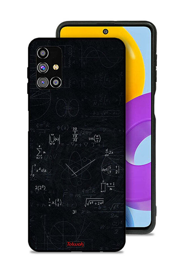 Samsung Galaxy M31s Protective Case Cover Maths Clock