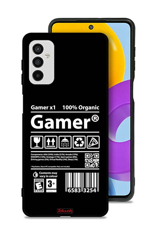 غطاء حماية لهاتف Samsung Galaxy M52 5G، ملصق لألعاب الفيديو