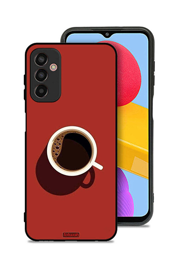 غطاء حماية لهاتف Samsung Galaxy M13 بتصميم فنجان قهوة