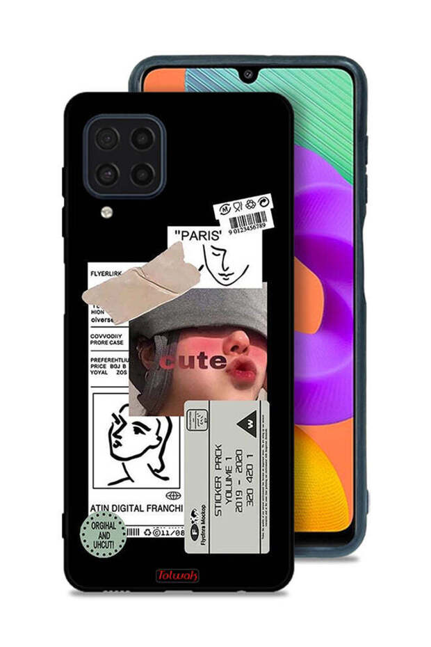 Samsung Galaxy M32 4G Protective Case Cover Cute Sticker