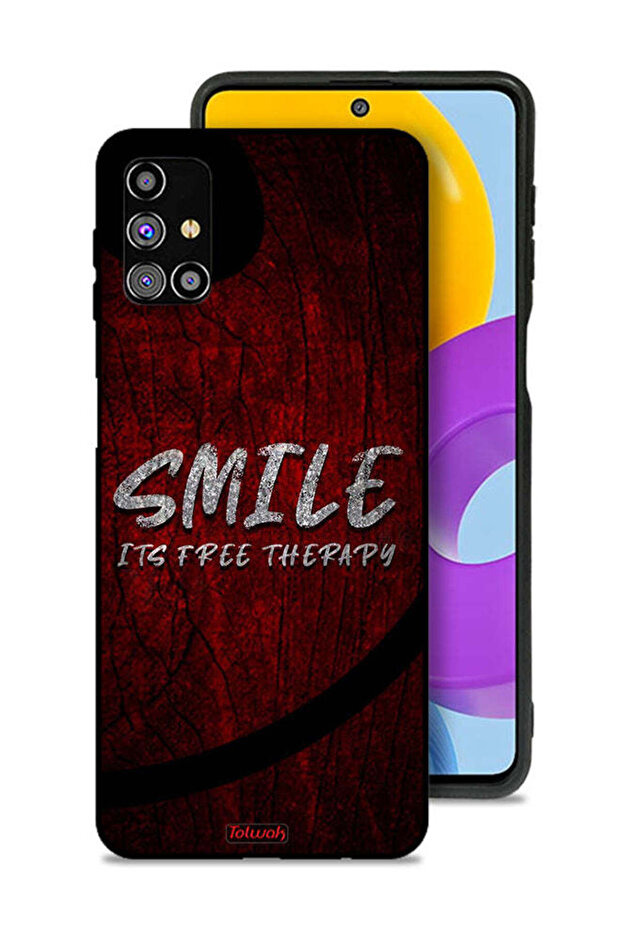 Samsung Galaxy M31s Protective Case Cover Smile Its Free Therapy