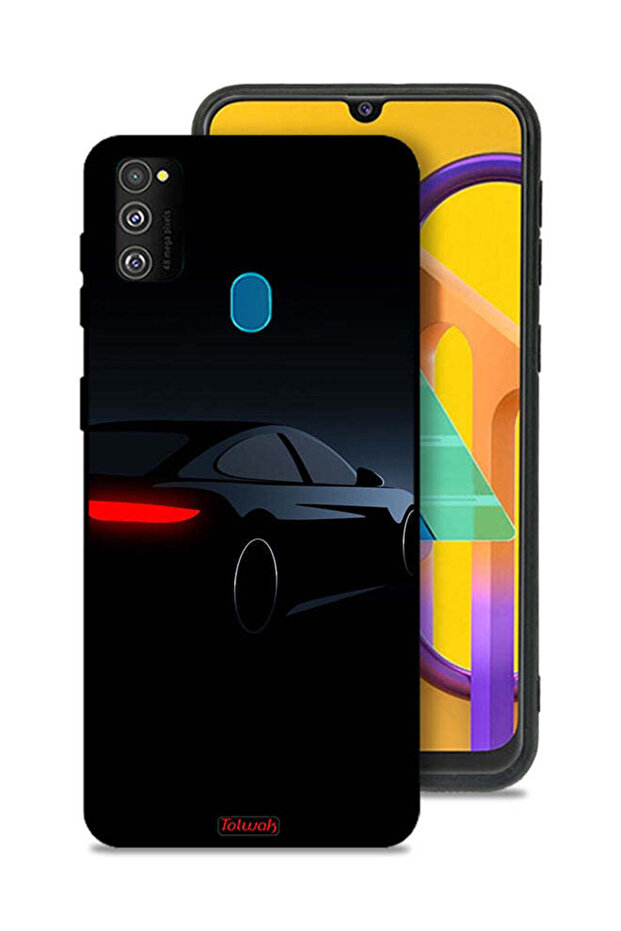 Samsung Galaxy M30s Protective Case Cover Dark Car