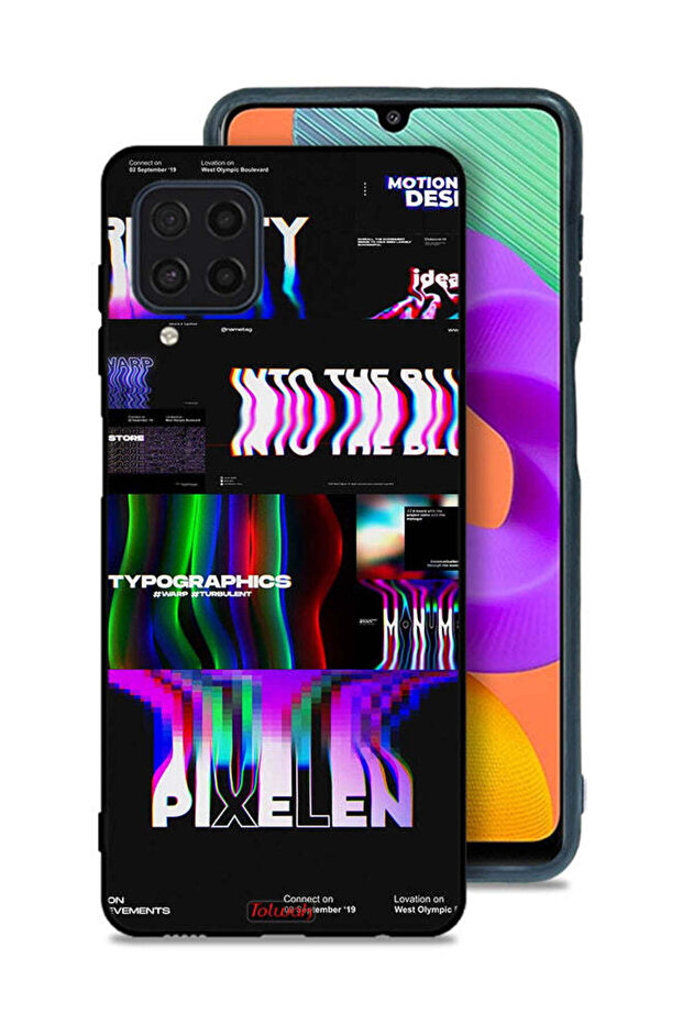 Samsung Galaxy M22 Protective Case Cover Motion Design