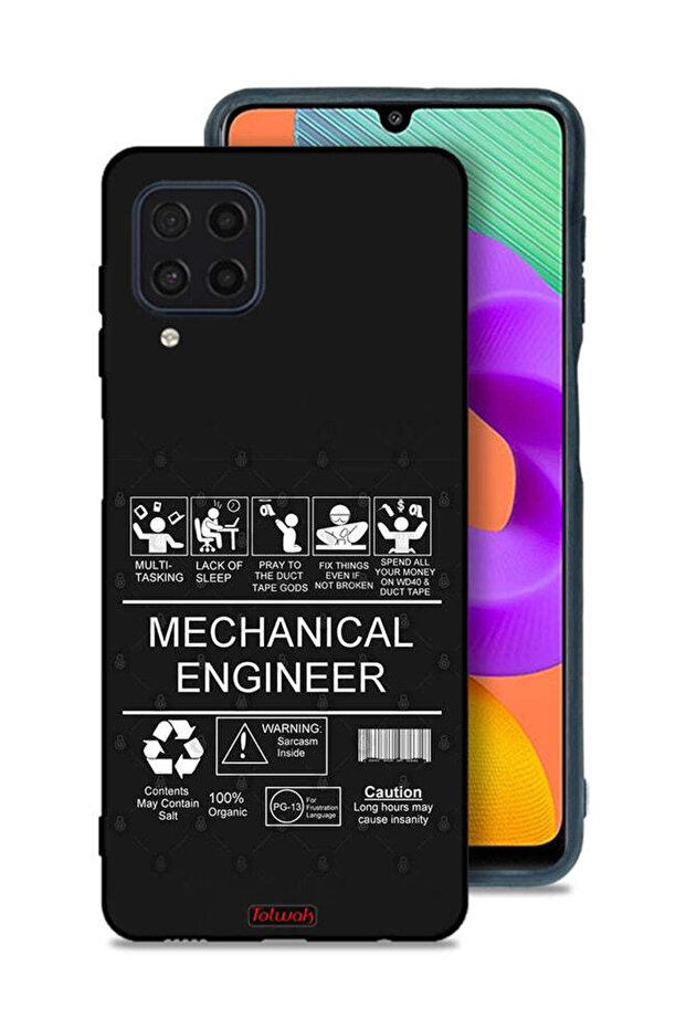 Samsung Galaxy M22 Protective Case Cover Mechanical Engineer Sticker