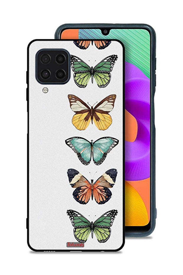 Samsung Galaxy M32 4G Protective Case Cover Four Butterflies