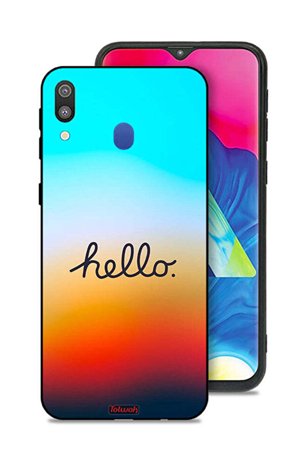 Samsung Galaxy M20 Protective Case Cover Hello