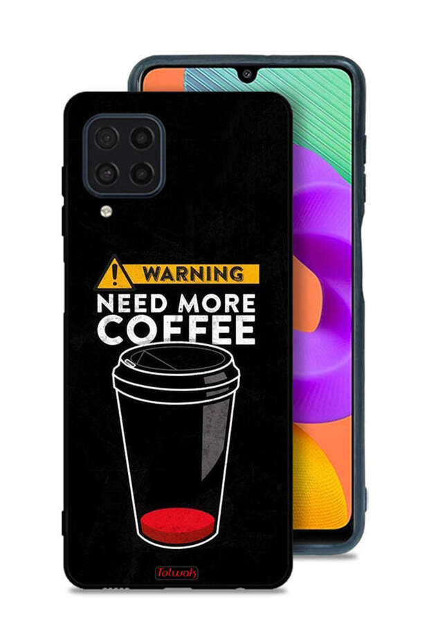 غطاء حماية لهاتف Samsung Galaxy M22 - هل تحتاج إلى المزيد من القهوة؟