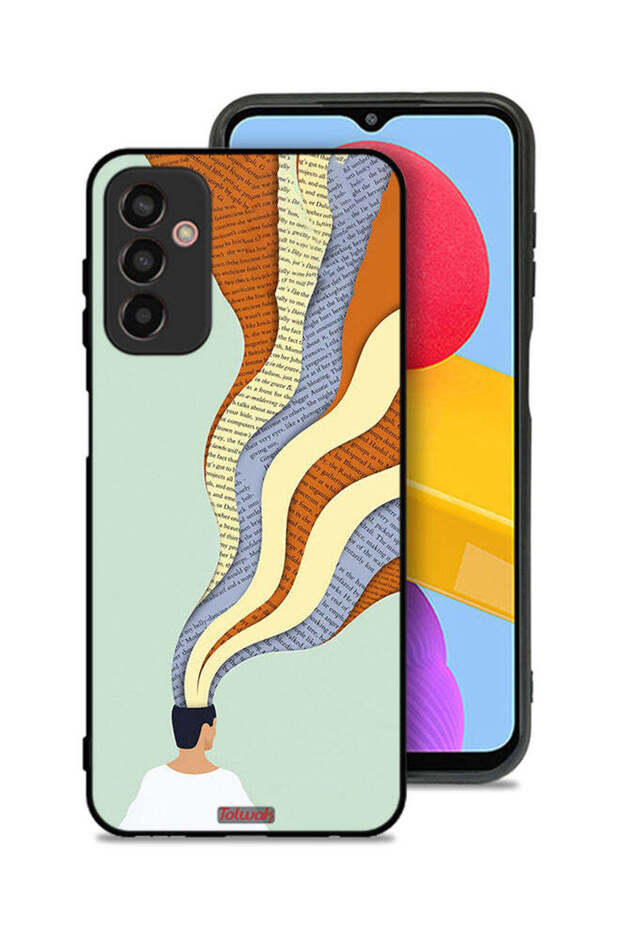غطاء حماية لهاتف Samsung Galaxy M13 بتصميم Data In Mind Art